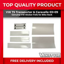 FITS VW T5 TRANSPORTER 03>09 GENUINE OE VW STICKER FOIL SHEET SET FOR BIKE RACKS