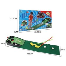 Childrens Light Up Mini Golf Putting Game Mat Set Indoor Outdoor Training Toy