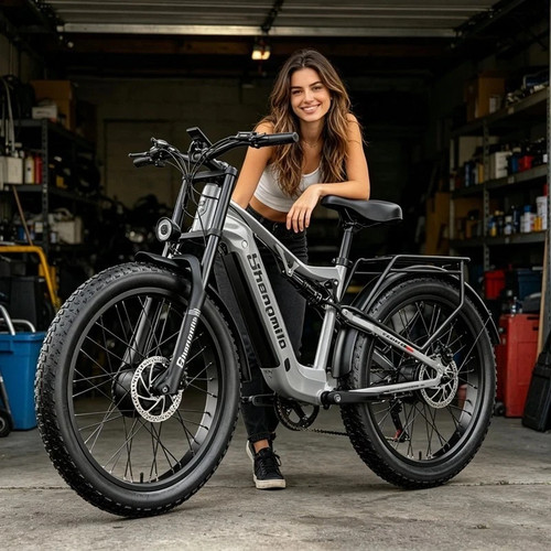 Long range 48v mountainbike - range,