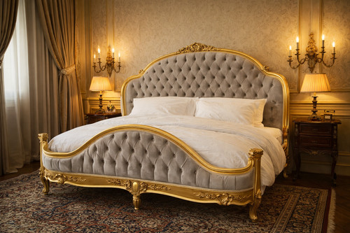 Bedframe antique french - antique, louis