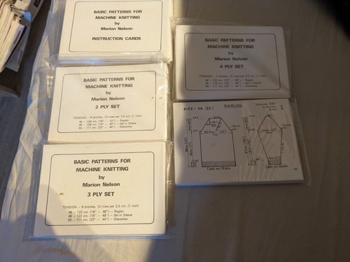 Knitting machine patterns - machine,