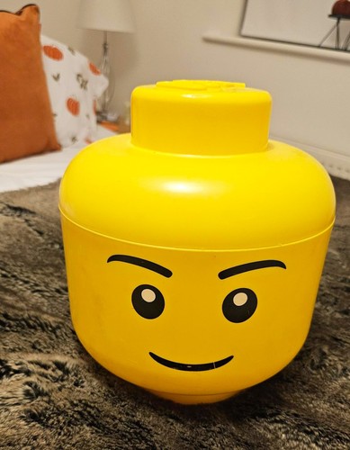 Lego yellow storage box with - lego,