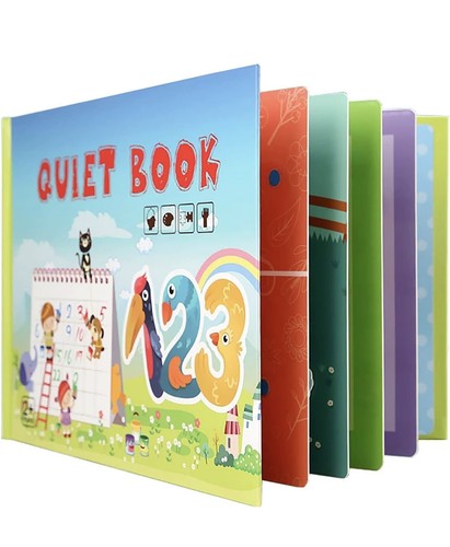 Montessori busy quiet book - montessori,