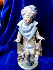 Lladro  "Surprise"   Figurine  5901 - Clown with Puppies - 25cm - Mint - 1990s