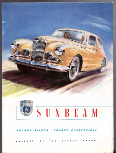 Sunbeam mark iii 1954 1955 - sunbeam,