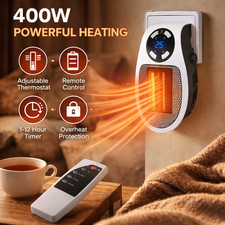 400W Plug In Wall Heater