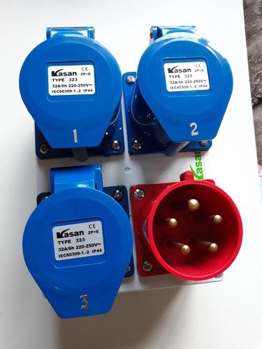 32amp inlet plug phase 3 - 32amp,