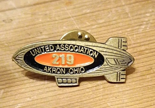 Local 219 akron ohio pin - ua,