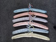 SET OF SIX SATIN COVERED