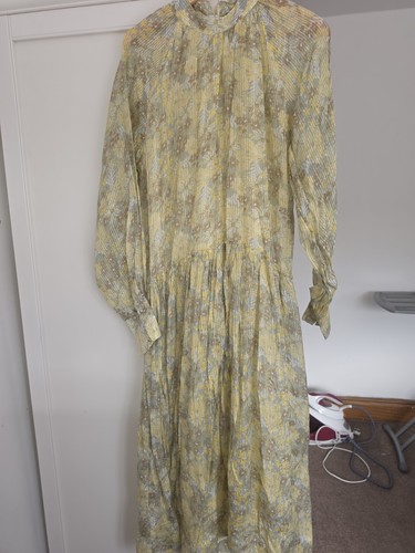 Zara yellow long dress - yellow,
