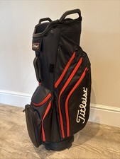 Titleist Cart 14 Golf Bag - Black/Red
