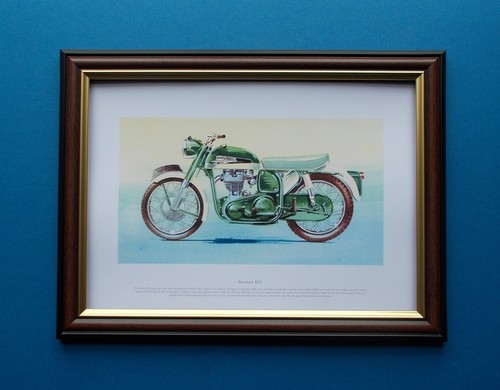 Motorbike print framed - motorbike,