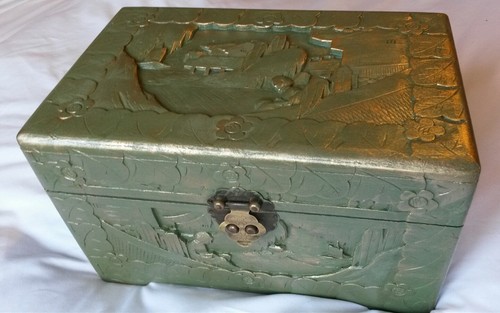 Antique camphor carved - antique,