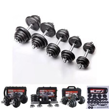 Cast Iron Adjustable Dumbbell Weight Barbell Set Men Women 15kg 20kg 30kg 50kg