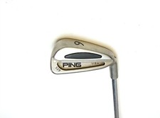 Ping S59 White Dot 6 Iron Stiff Steel Shaft, Lamkin Grip