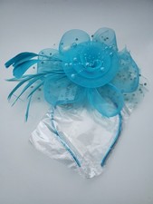 Light Blue Fascinator Hat