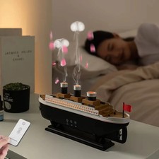 250ml Titanic Ship Model Air Humidifier Remote Control Essential Oil Diffuser