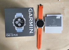 Garmin Fenix 5s Plus multi sport GPS Watch White  silicone strap
