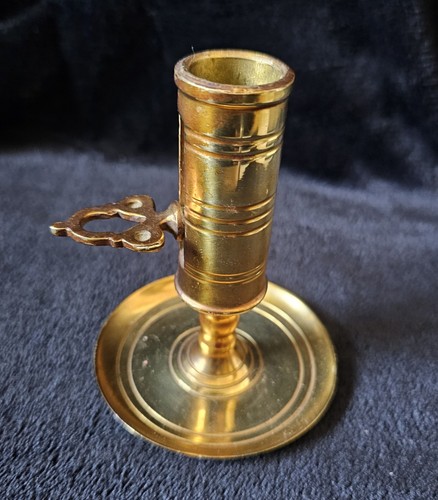 Vintage turn key push brass - key, up