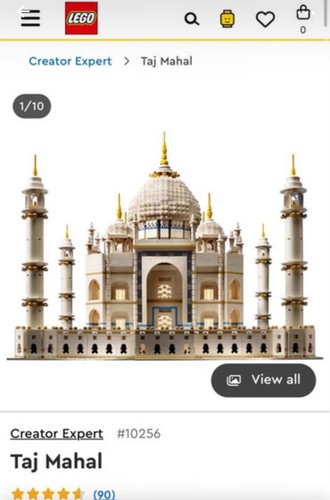 Lego taj mahal 10256 - mahal,