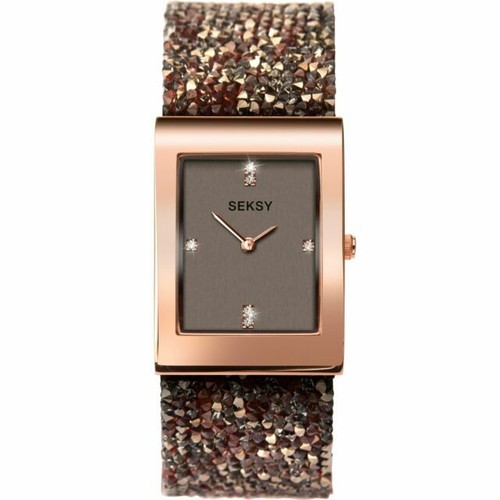 Seksy 2580 rocks brown crystal - brown,