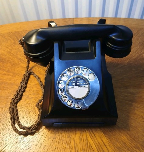 Bakelite gpo phone - bakelite,