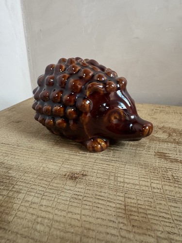 Denmead pottery hedgehog money - hedgehog,