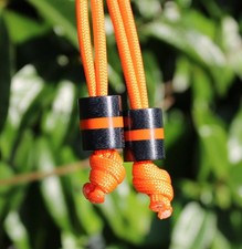 Lanyard Bead - Black Micarta &