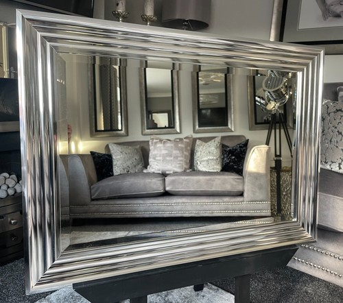 Large bright silver chrome - bright,