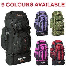 Andes 120L Hiker Backpack Extra Large Hiking/Camping Luggage Rucksack