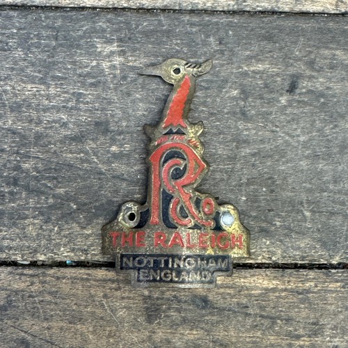 Vintage raleigh head badge - vintage,