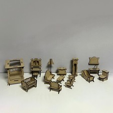 Wooden Dolls House Furniture