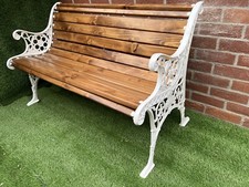 Rustic Cast Iron Garden Bench & Patio Bench garden Furniture