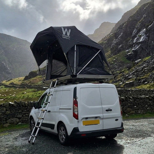 Person car roof tent - car,