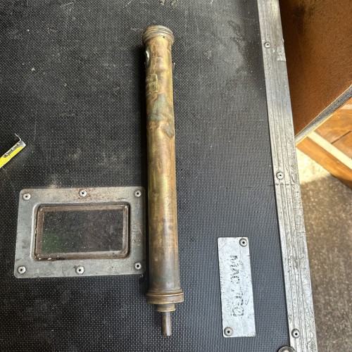 Vintage brass fire - brass,