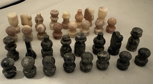 Vintage onyx marble chess - onyx,