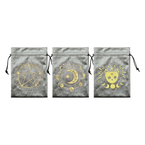 1pc velvet dice bag drawstring - velvet,