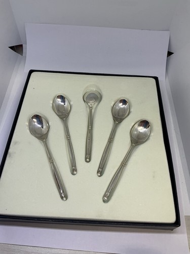 Mikimoto spoon set with - with, pearls