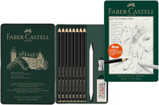 Faber-Castell Pitt Graphite Matt Pencil Set of 11 for Art and Sketching