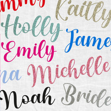 Personalised Iron On Names