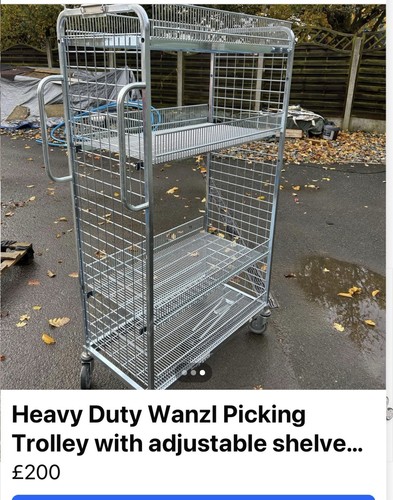 Heavy duty shop - heavy, trolley