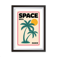 Space Ibiza Poster Retro Dance