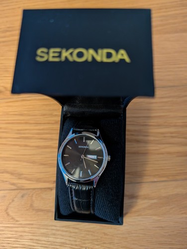 Sekonda mens watch black - -,