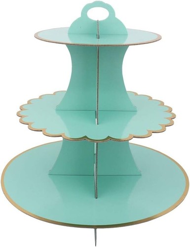 Tier cake stand - 3, green