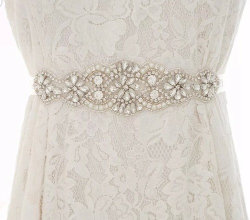 Bridal crystal pearls - crystal,