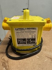 Carroll & Meynell 3000VA Intermittent Step-Down Isolation Transformer 230V/110V