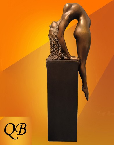 Art deco bronze statue - deco,