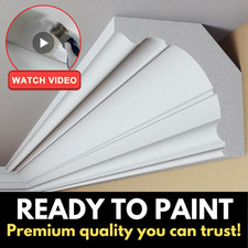 Coving Cornice Molding  XPS Polystyrene BFA10 Lightweight Ceiling Wall Decor 2M