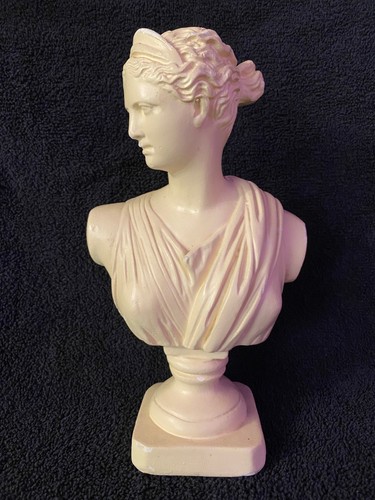 Vintage plaster bust greek - vintage,