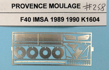 #258 - Photocoupe Ferrari F40 IMSA 89/89 Provence Molding K1604